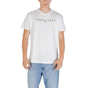 Tommy Hilfiger Jeans White Recycled Cotton Men's T-Shirt